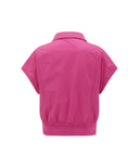ANEW Golf Women's SM Short Sleeve Anorak Jacket - Hot Pink