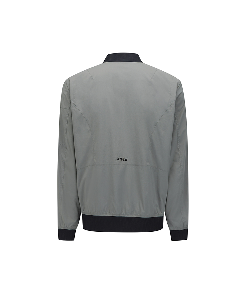 Men's FA Gradation Pattern Reversible Jacket - Dark Grey