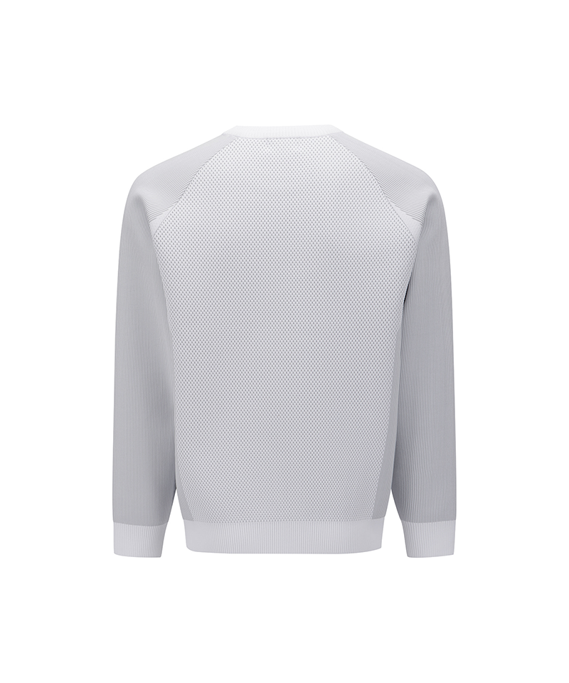Men's FA Raglan Sleeve Sweater - Light Grey