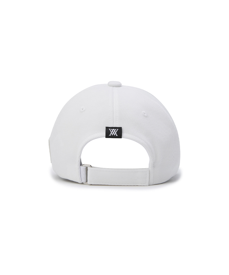 Unisex Cotton Ball Cap - White