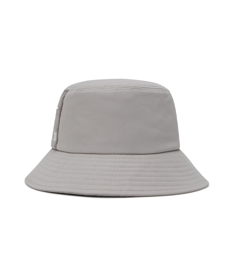Unisex Lettering Bucket Hat - Beige
