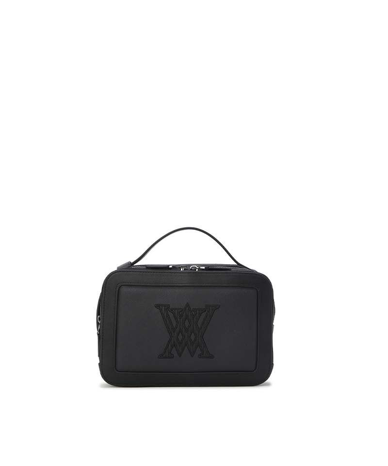 Uni Square 3Zip Pouch - Black