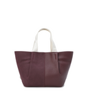 Women Unbalance Tote Bag - Burgundy