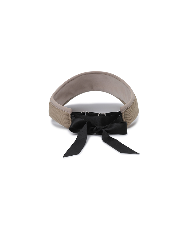 Women's Knit Visor - Beige