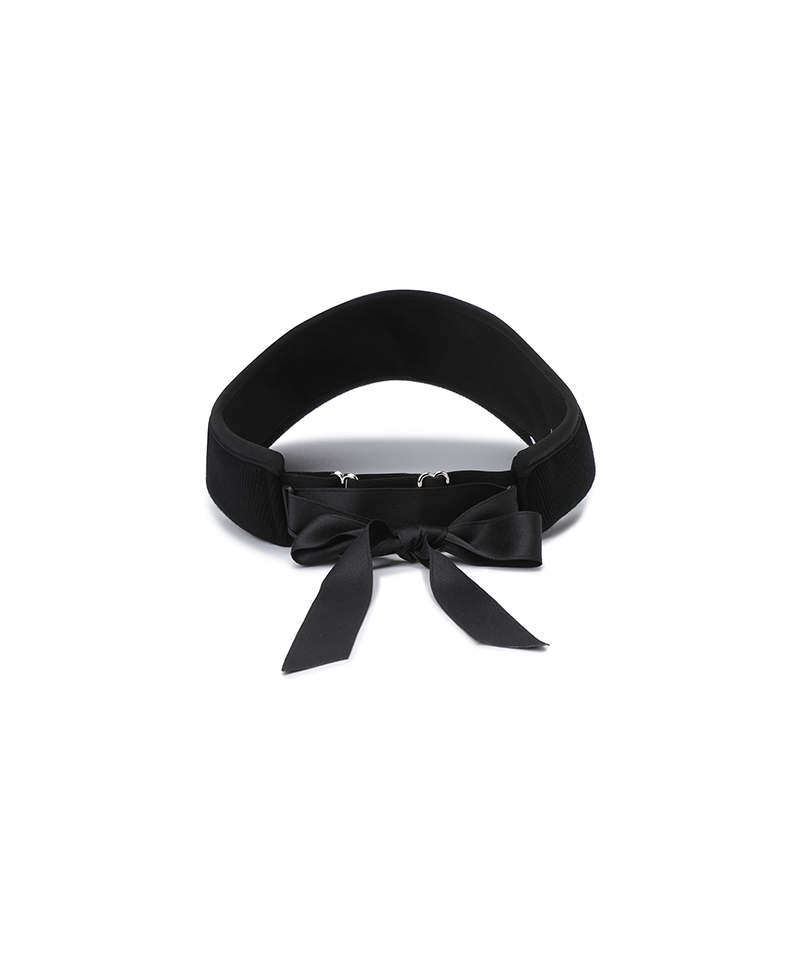 Women's Knit Visor - Black