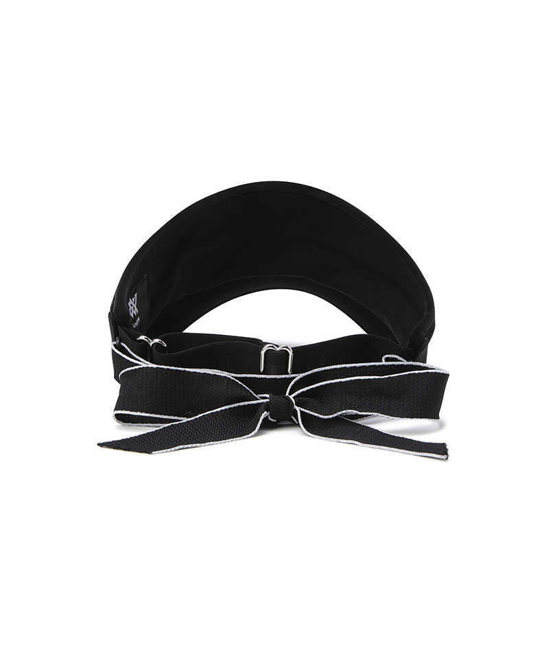 Women's Centre Ribbon Visor - Black – Anew Golf USA Women's Centre Ribbon Visor - Black – Anew Golf USA