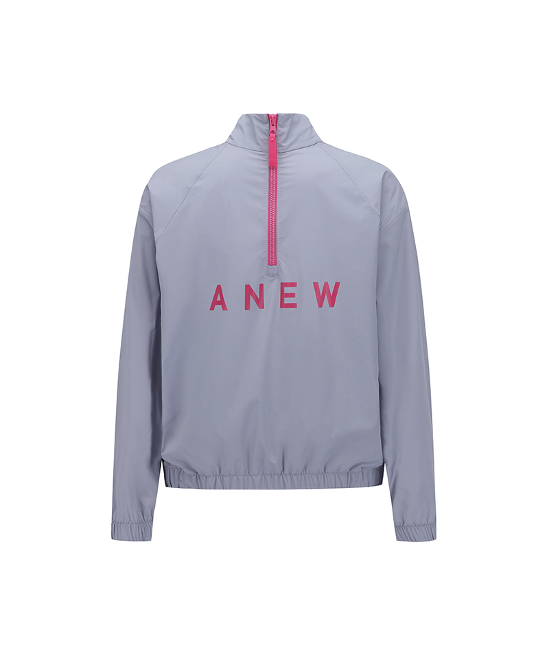 Women's FA Flip Side Anorak Jacket - Grey – Anew Golf USA