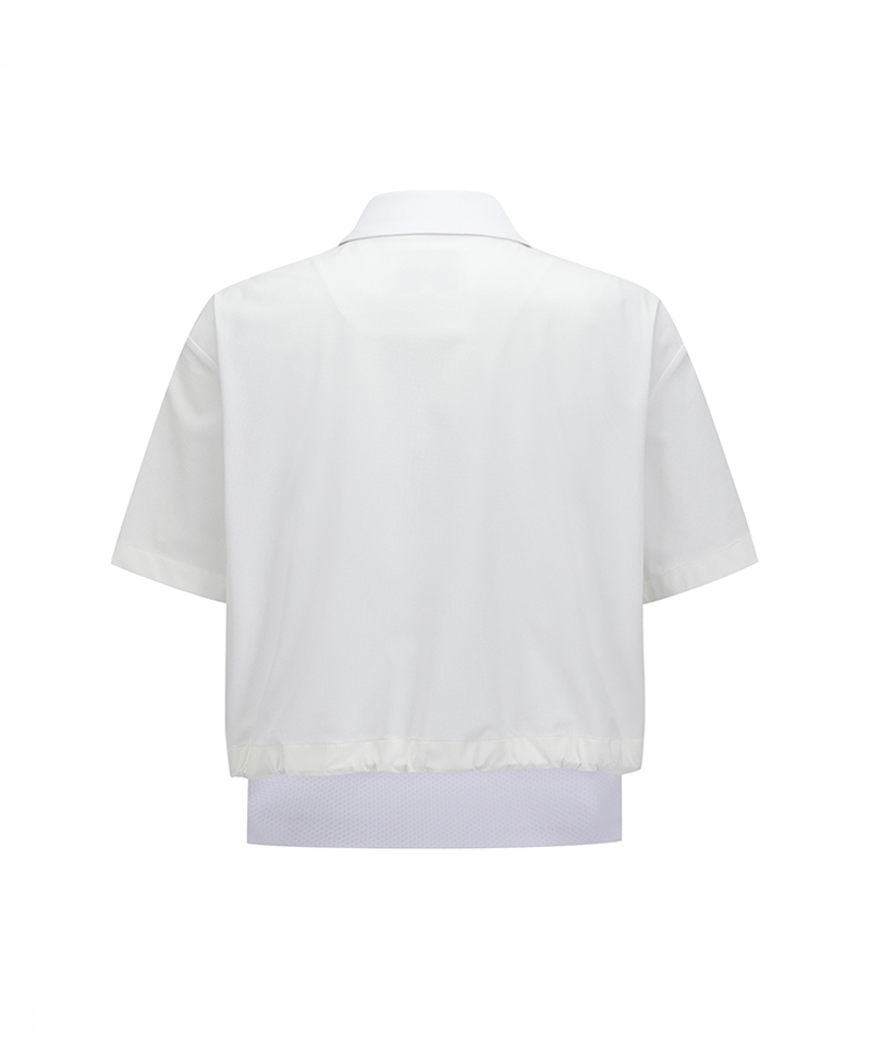 Women's FA Essential Short Sleeve Jacket - White
