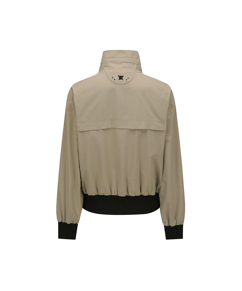 Women's FA Flower Pattern Reversible Jacket - Beige