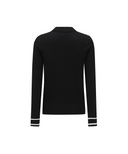 Women's FA Logo Pattern Sweater - Black