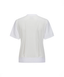 Women's FA Hybrid Round Short T-Shirt - White