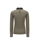 [Signature] Women's Stripe Textured L/TS - Light Brown