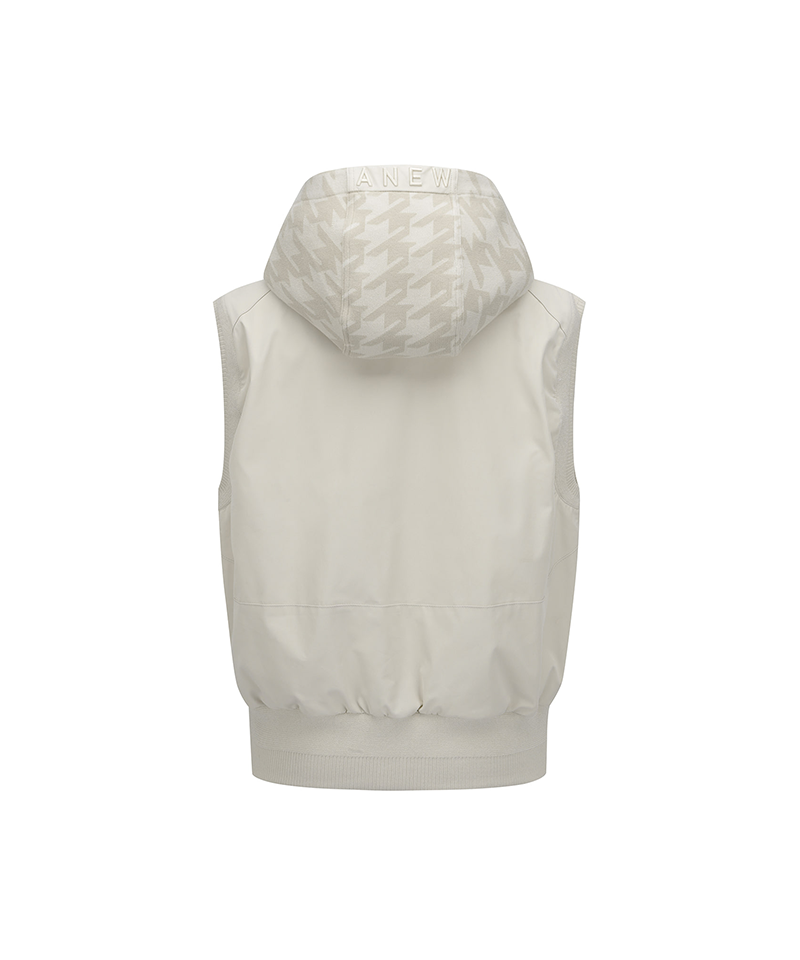 Women's FA Hooded Vest - Light Beige