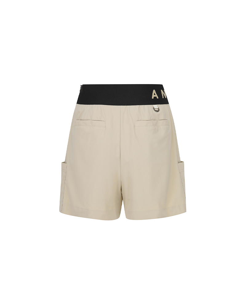 ANEW Golf Women's SM Essential Cool Half Pants - Beige