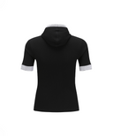 [Legacy Sale] Women's SM Hoody Short Sleeve Sweater - Black