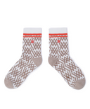 Women's Suit Medium Neck Socks - Beige