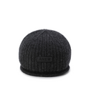 Unisex Allover Knit Cap - Black