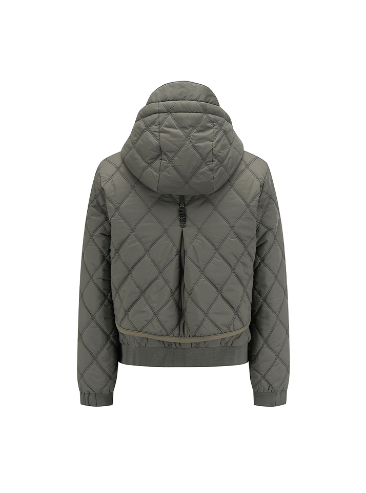 Women's WI 2 IN 1 Quilted Jacket - Brown