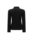 Women's WI Brushed Fleece Long T-Shirt - Black