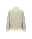 Women's WI High Neck Long T-Shirt - Cream