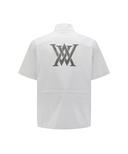 Men's Logo Half Zip Anorak - Ivory