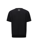 Men's Round Short Sleeve Sweater - Black