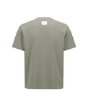 Men's Solid Round Short Sleeve T-Shirt - Light Khaki
