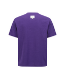 Men's Solid Round Short Sleeve T-Shirt - Purple