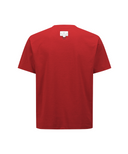 Men's Solid Round Short Sleeve T-Shirt - Red