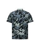 Men's Camo Pattern Short T-Shirt - Black