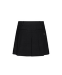 Women's Jacquard Pants Skirt - Black