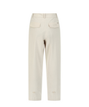 Women's Tapered Zip Point Pants - Beige