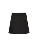 Women's Cargo Wrap Skirt - Black