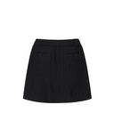 Women's Abstract Volume Flare Skirt - Black