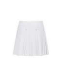 [Signature]  Women's All Over Pleated Skirt - White