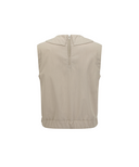 Women's Big Pocket Vest - Beige