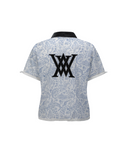 Women's Paisley Mesh T-Shirt - Blue