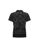 Women's Mosaic Back Zip T-Shirt - Black