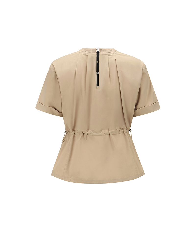 Women's Layered Anorak T-Shirt - Beige – Anew Golf USA