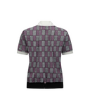 Women's Pattern Short T-Shirt - Pink