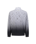 Men's Check Pattern Jacket - Light Grey