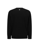 Men's Line Point Round Sweater - Black