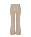 Women's Boot Cut Pants - Beige