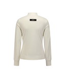 Women's Line Point Mock Neck T-Shirt - Ivory