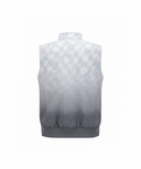 Women's Check Pattern Vest - Light Grey
