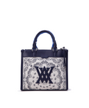 Paisley Tote Bag - Navy