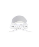 Women's Essential Ribbon Visor - White