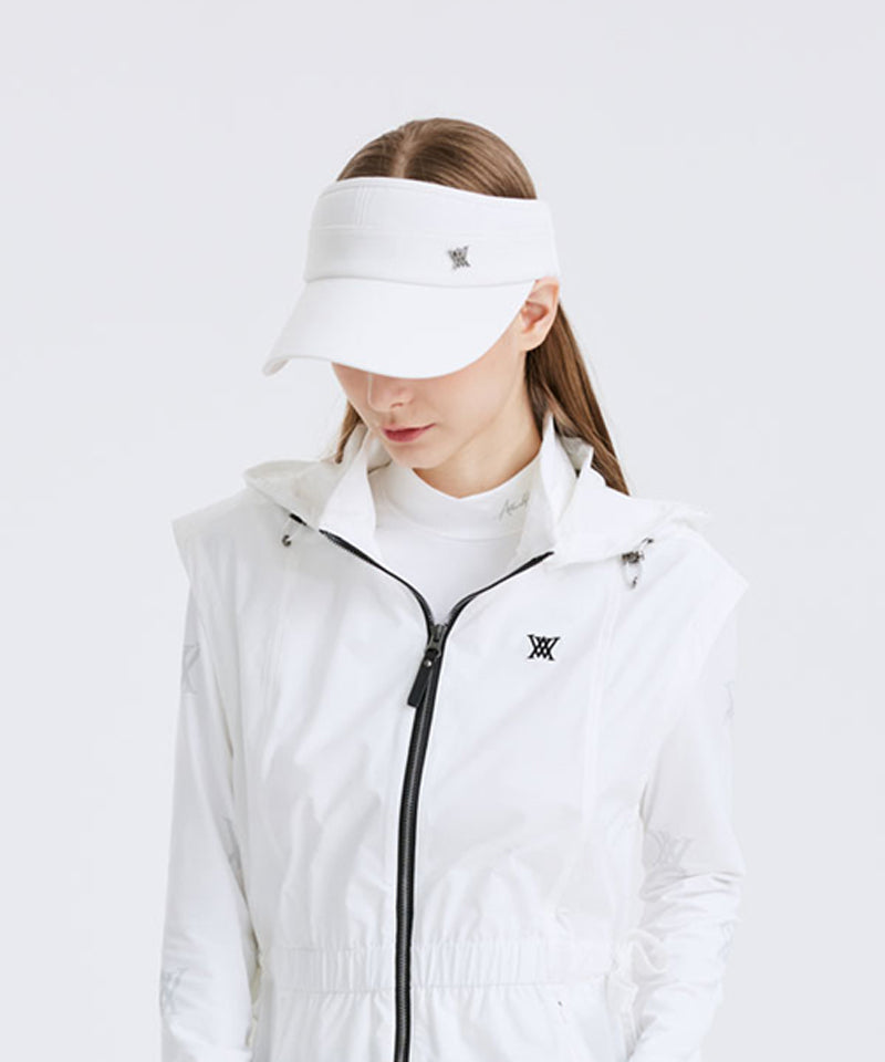 Women's Centre Visor - White
