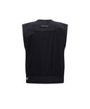 [Signature] Women's Wooven Vest - Black