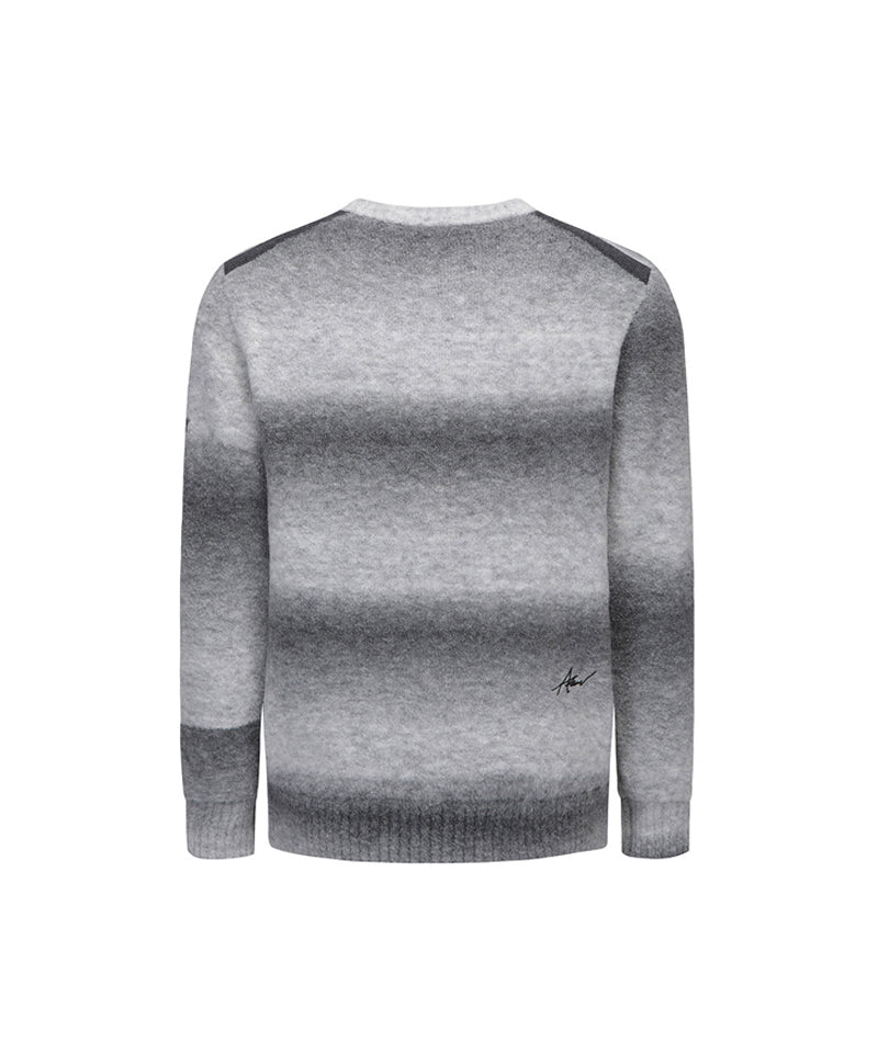 Men's Wind Block High Neck Pullover - Gray
